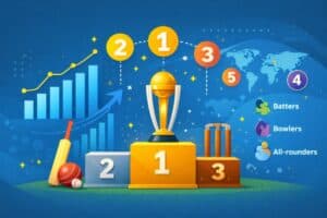 Read more about the article <h1 class="entry-title">ICC Rankings Explained: How Cricket Team & Player Rankings Work</h1>